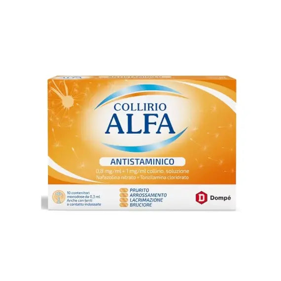 Collirio Alfa Antistaminico 0.8 Mg/ml+1mg/ml Collirio Soluzione 10 Contenitori Monodose | Acquista Online su Farmaclick