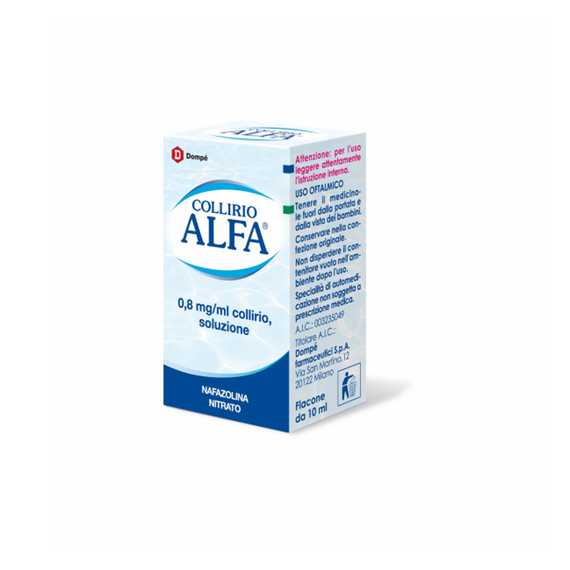 Collirio Alfa Gocce 0.8 Mg / Ml 10 Ml | Acquista Online su Farmaclick