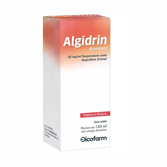 Algidrin Bb Orale Sosp 120 Ml 20 Mg/ml Siringa 5 Ml | Acquista Online su Farmaclick