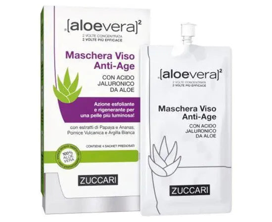 Zuccari Aloevera 2 Maschera Viso Anti Age