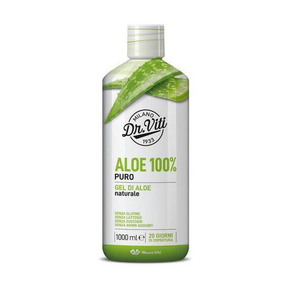 Dr Viti Aloe 100% Puro Succo di Aloe Naturale Depurativo e Lenitivo 1000 Ml | Acquista Online su Farmaclick