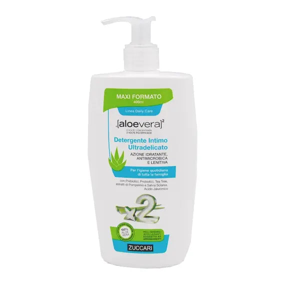 Zuccari Aloevera2 Detergente Intimo Ultradelicato 400 Ml | Acquista Online su Farmaclick