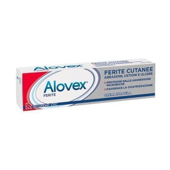 Alovex Ferite Cutanee Crema Idrofila per Abrasioni Ustioni e Ulcere 30 Ml | Acquista Online su Farmaclick