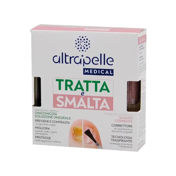 Altrapelle Medical Tratta e Smalta Soluzione Ungueale 7 Ml + Smalto 5 Ml | Acquista Online su Farmaclick