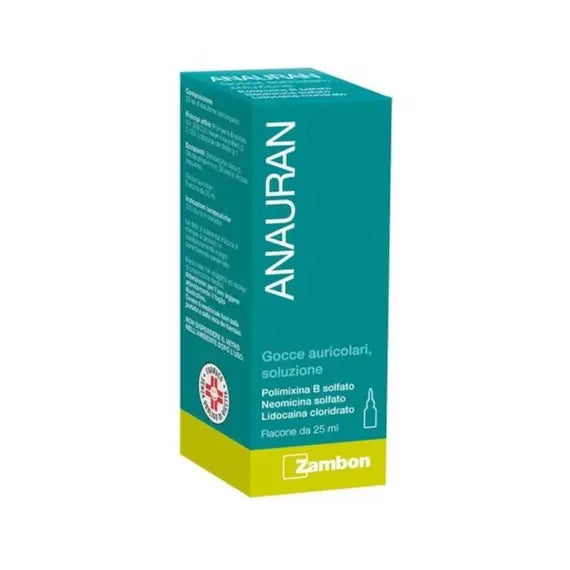 Anauran Gocce Auricolari per Otiti Acute e Croniche Soluzione Flacone da 25 G | Acquista Online su Farmaclick
