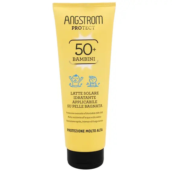 Angstrom Protect Spf 50+ Latte Solare Bambini Idratante Protezione Molto Alta 250 Ml | Acquista Online su Farmaclick