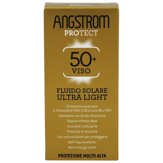 Angstrom Protect Viso Spf 50+ Fluido Solare Ultra Light 40 Ml | Acquista Online su Farmaclick