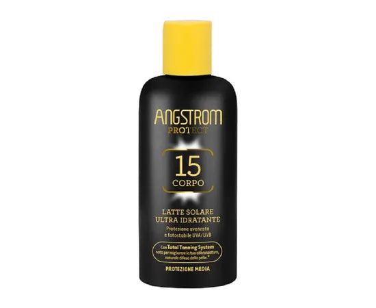 Angstrom Protect Hydraxol Spf15 Latte Solare Corpo Ultra Idratante 200 Ml