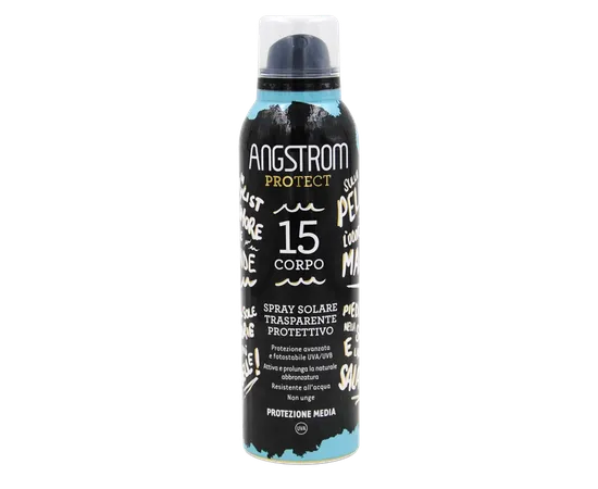 Angstrom Protect 15 Corpo Spray Solare Trasparente Protettivo 200 ml