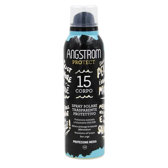 Angstrom Protect 15 Corpo Spray Solare Trasparente Protettivo 200 Ml | Acquista Online su Farmaclick