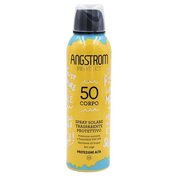 Angstrom Protect 50 Corpo Spray Solare Trasparente Protettivo 200 Ml | Acquista Online su Farmaclick