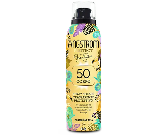 Angstrom Spray Solare Trasparente Corpo SPF 50 Protettivo Limited Edition 200 ml