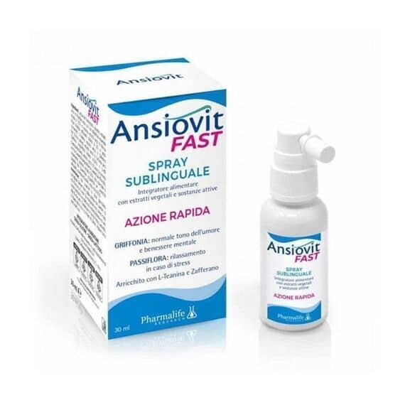 Ansiovit Fast Integratore per il Benessere Psicofisico Spray Sublinguale 30 Ml | Acquista Online su Farmaclick
