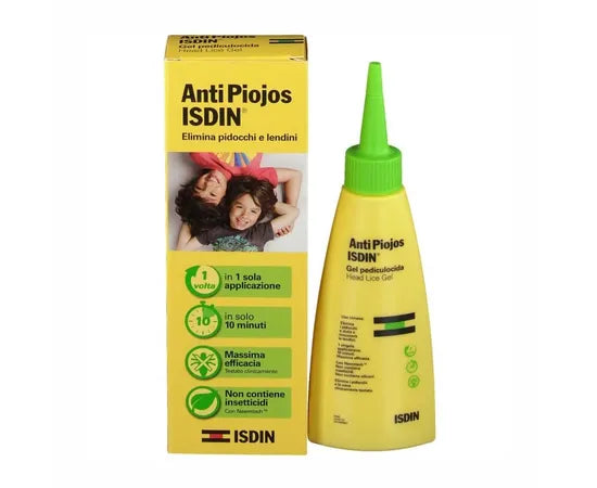 Isdin Anti-Piojos Gel Pediculocida Entfernt Läuse und Nissen 100 ml
