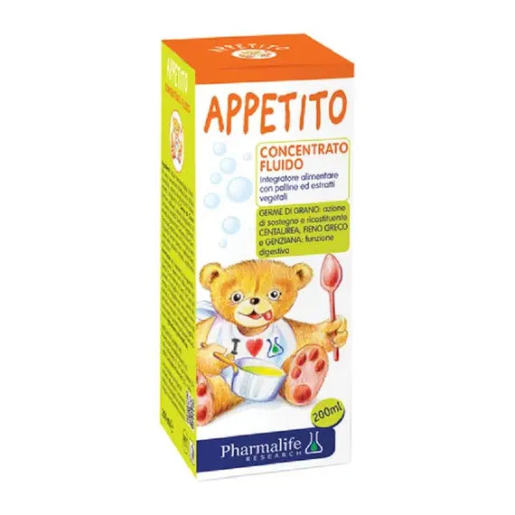 Appetito Concentrato Fluido Integratore per Stimolare L'appetito dei Bambini 200 Ml | Acquista Online su Farmaclick