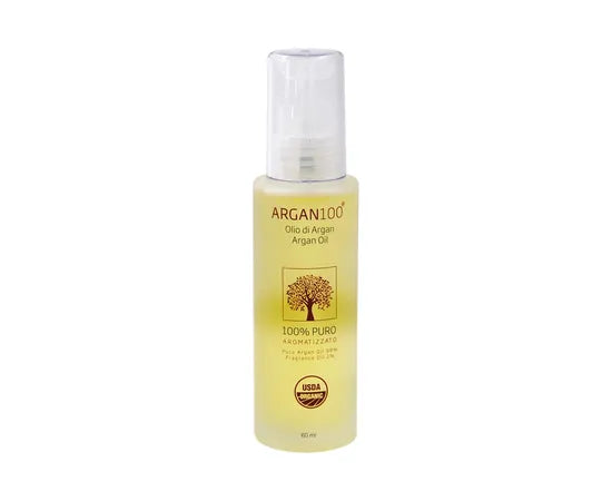 Argan 100 Olio Di Argan 100%  Puro Aromatizzato Per Corpo Unghie E Capelli 60 Ml