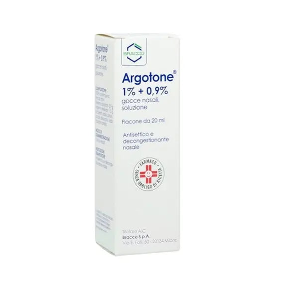 Argotone 1%+0,9% Gocce Nasali Soluzione 20 Ml | Acquista Online su Farmaclick
