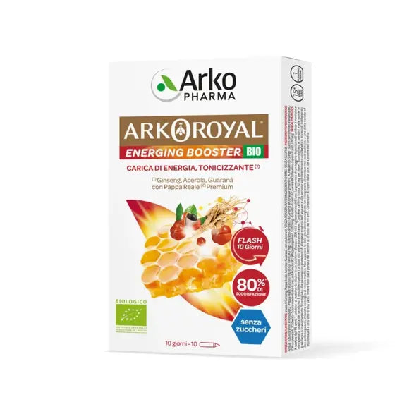 Arkoroyal Energing Booster Bio Carica di Energia Tonicizzante 10 Unidosi | Acquista Online su Farmaclick