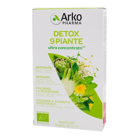Arkopharma Detox Bio Integratore Drenante 20 Flaconcini | Acquista Online su Farmaclick