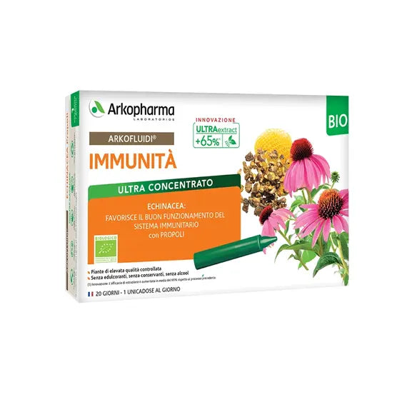 Arkopharma Arkofluidi Immunitã Bio Ultra Concentrato 20 Flaconcini da 15 Ml | Acquista Online su Farmaclick