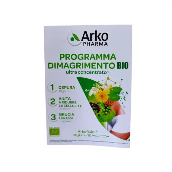 Arkhopharma Arkofluidi Programma Dimagrimento Bio 30 Fiale | Acquista Online su Farmaclick