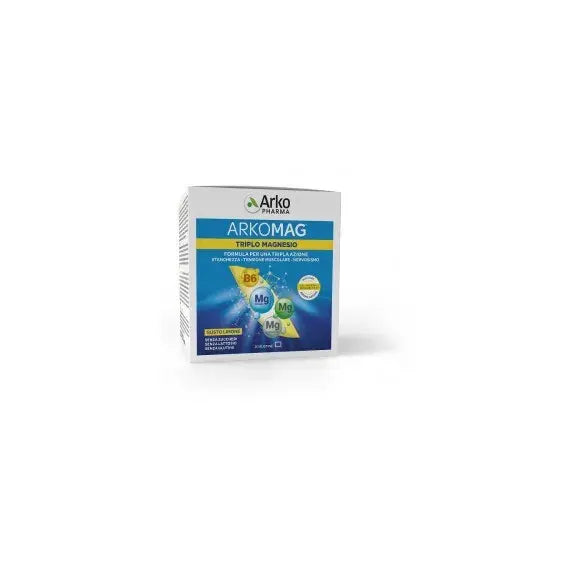 Arkomag Triplo Magnesio Gusto Limone 20 Bustine | Acquista Online su Farmaclick