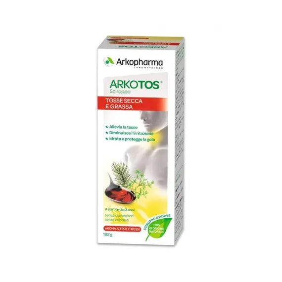 Arkopharma Arkotos Sciroppo Tosse Secca e Grassa Gusto Frutti Rossi 140 Ml | Acquista Online su Farmaclick