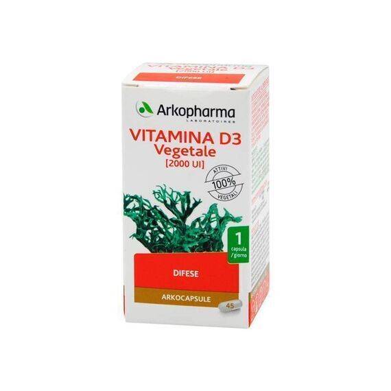 Arkopharma Vitamina D3 Vegetale Integratore per le Difese 40 Arkocapsule | Acquista Online su Farmaclick