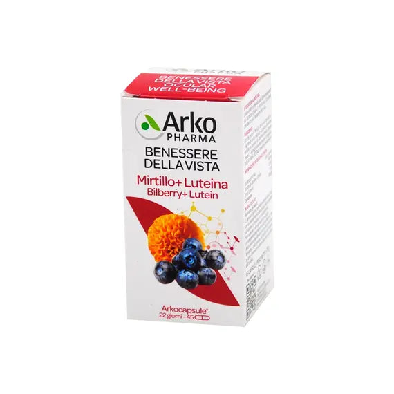 Arkopharma Mirtillo + Luteina Integratore per la Vista 45 Capsule | Acquista Online su Farmaclick