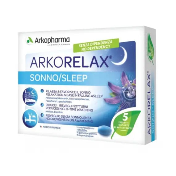 Arkorelax Sonno Confezione Promo 30+15 Compresse | Acquista Online su Farmaclick