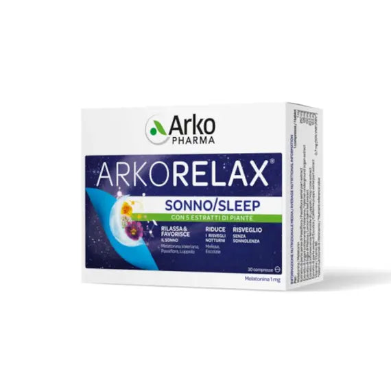 Arkopharma Arkorelax Sonno Integratore Alimentare 30 Compresse | Acquista Online su Farmaclick