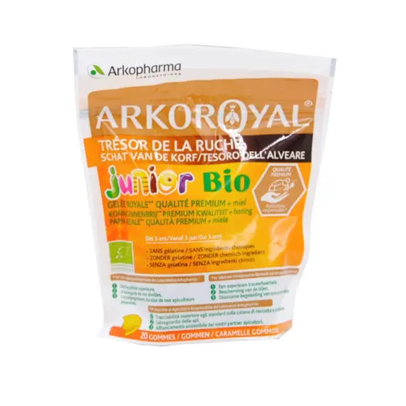 Arkoroyal Junior Bio Pappa Reale Premium e Miele 20 Caramelle Gommose | Acquista Online su Farmaclick