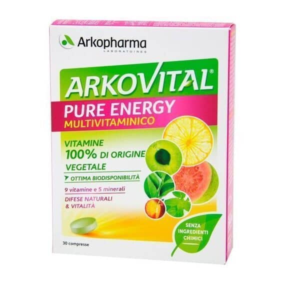 Arkopharma Arkovital Pure Energy Integratore Alimentare Multivitaminico 30 Compresse | Acquista Online su Farmaclick