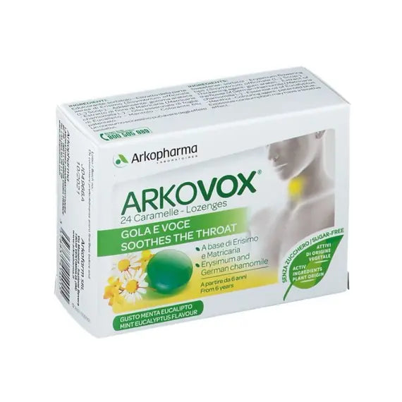 Arkopharma Arkovox Menta Ed Eucalipto 24 Pastiglie | Acquista Online su Farmaclick