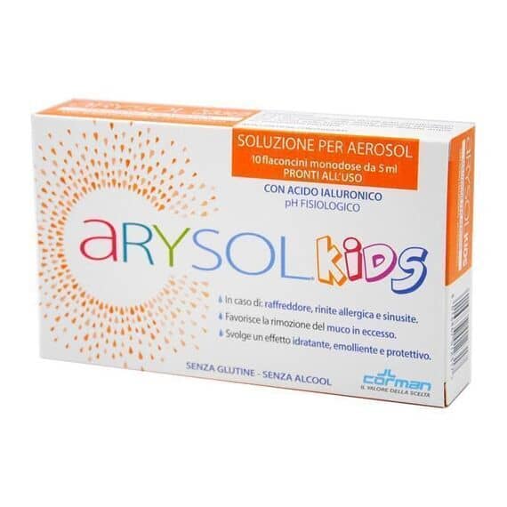Arysol Kids Soluzione Bambini per Aerosol 10 Flaconcini da 5 Ml | Acquista Online su Farmaclick