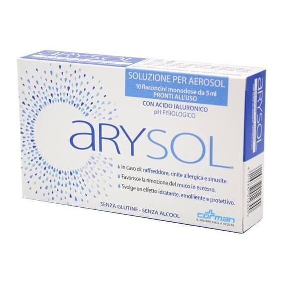 Arysol Soluzione per Aerosol 10 Flaconcini da 5 Ml | Acquista Online su Farmaclick