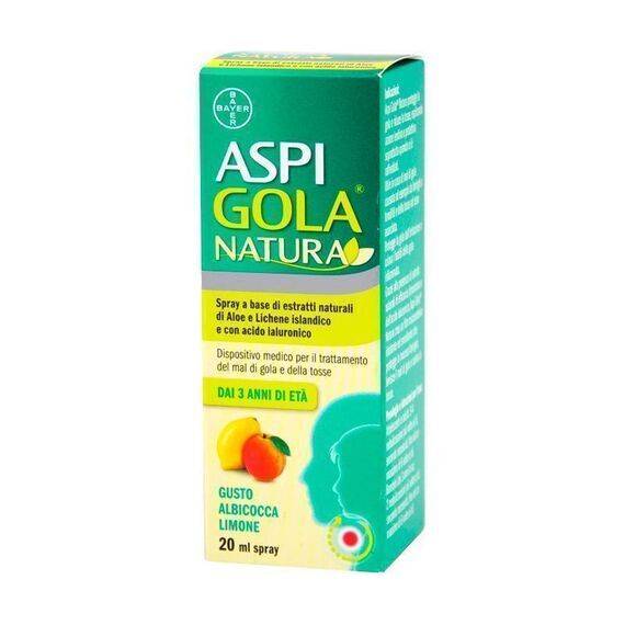 Aspi Gola Natura Albicocca e Limone Spray 20ml | Acquista Online su Farmaclick