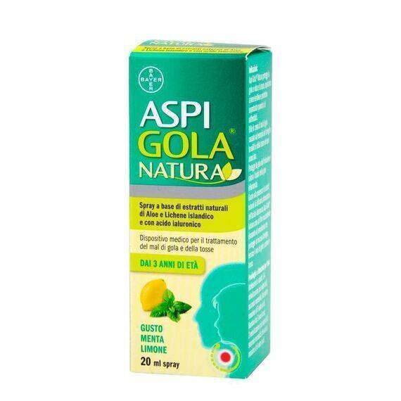 Aspi Gola Natura Menta e Limone Spray 20ml | Acquista Online su Farmaclick