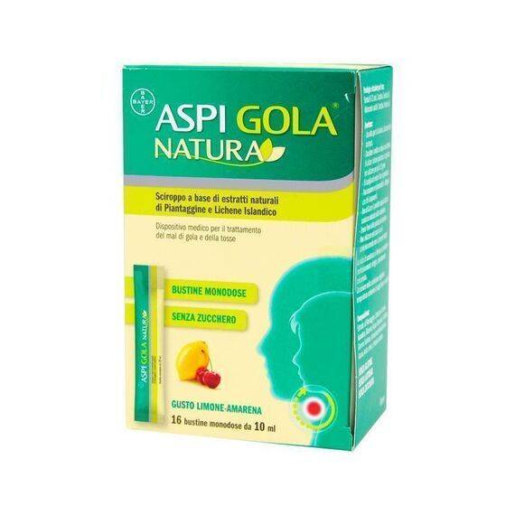 Aspi Gola Natura 16 Bustine Monodose da 10 Ml | Acquista Online su Farmaclick