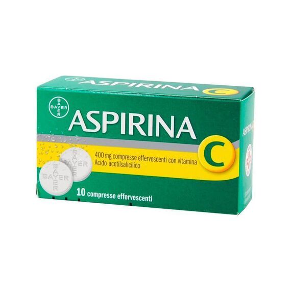 Aspirina C 10 Compresse Effervescenti 400 Mg + 240 Mg | Acquista Online su Farmaclick