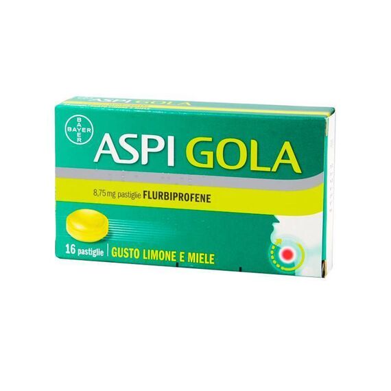 Aspi Gola Gusto Limone e Miele 16 Pastiglie | Acquista Online su Farmaclick