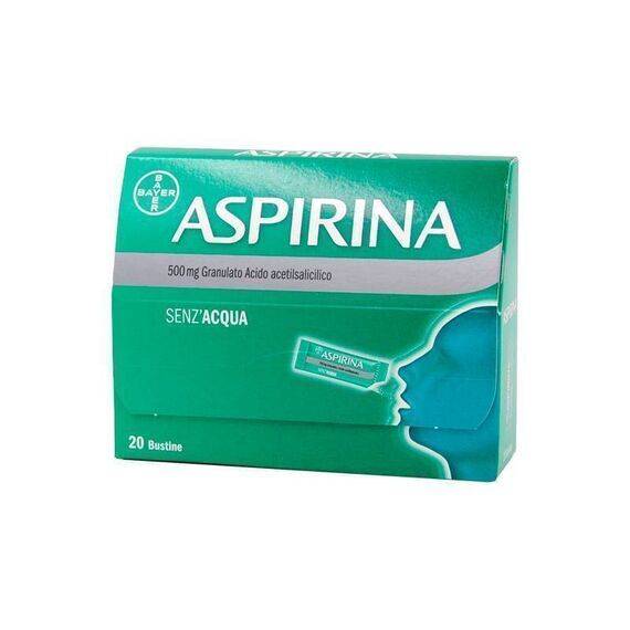 Aspirina 500mg 20 Bustine Orosolubili | Acquista Online su Farmaclick
