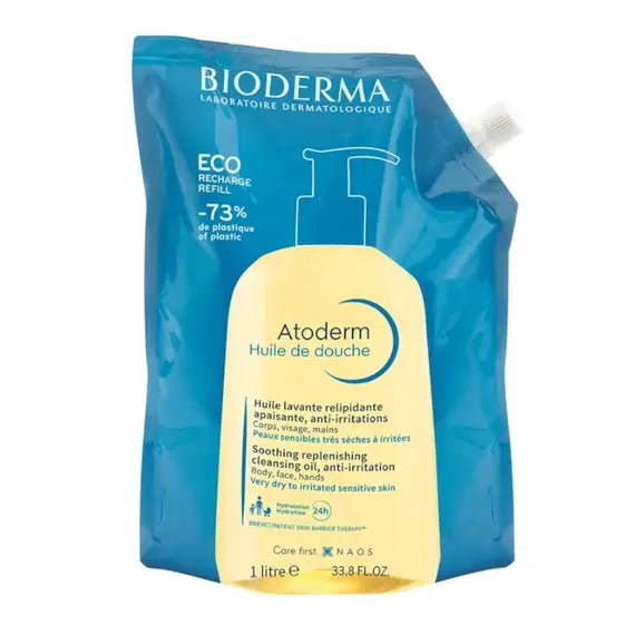 Bioderma Atoderm Olio Doccia Eco Ricarica 1000 Ml | Acquista Online su Farmaclick