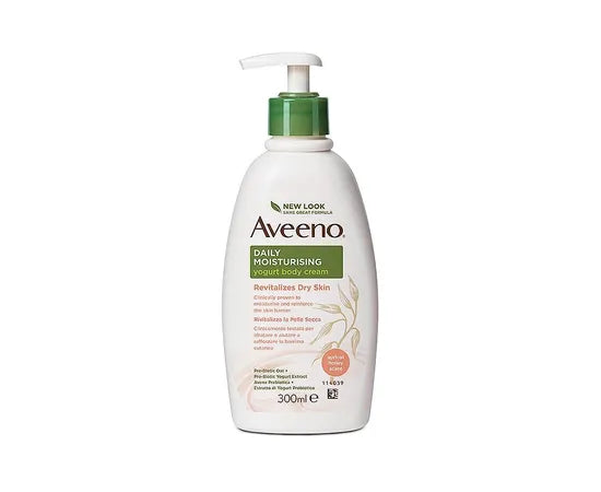 Aveeno Daily Moisturising Körpercreme Joghurt Aprikose Honig 300 ml