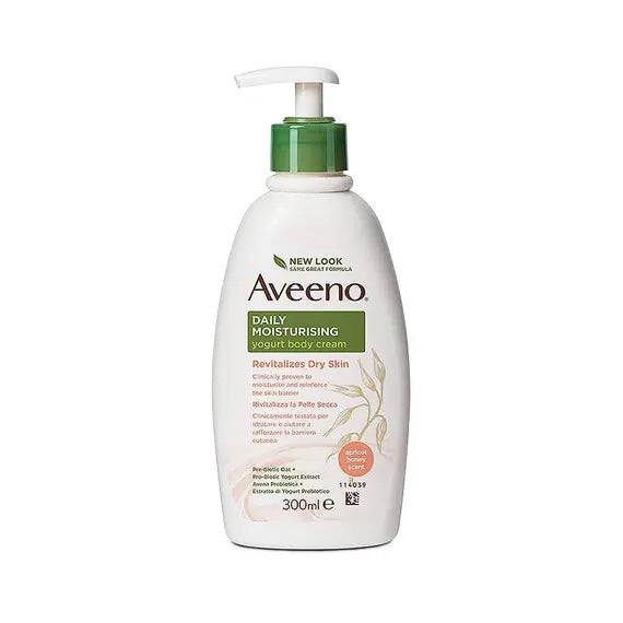 Aveeno Daily Moisturising Crema Corpo Yogurt Albicocca Miele 300 Ml | Acquista Online su Farmaclick