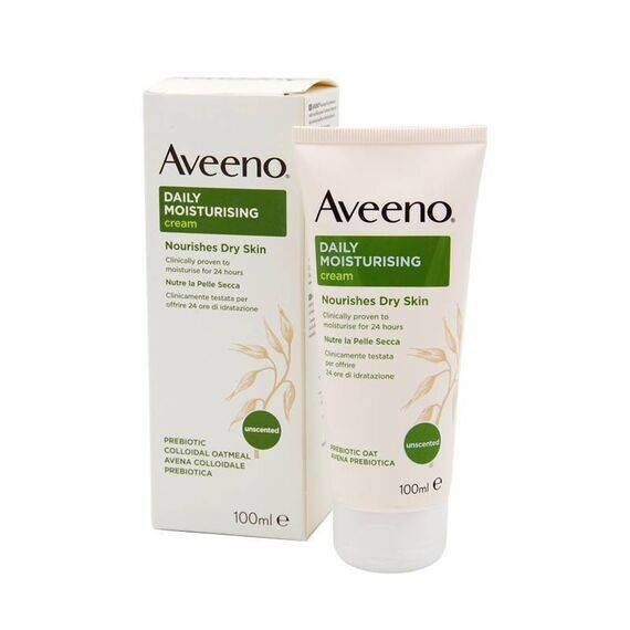Aveeno Daily Moisturising Crema Idratante Viso e Corpo per Pelle Secca 100 Ml | Acquista Online su Farmaclick