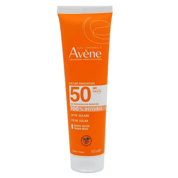 Avene Latte Solare 50 Spf 100% Invisibile Tocco Secco 100 Ml | Acquista Online su Farmaclick