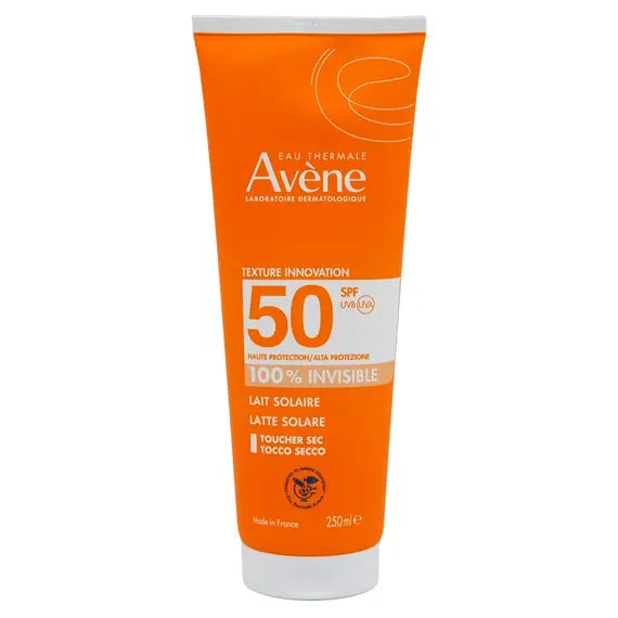 Avene Latte Solare Tocco Secco 50 Spf da 250 Ml | Acquista Online su Farmaclick