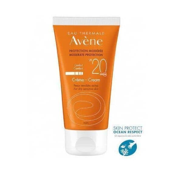 Avene Crema Solare Viso Protezione Media Spf 20 Pelle Sensibile Secca 50 Ml | Acquista Online su Farmaclick