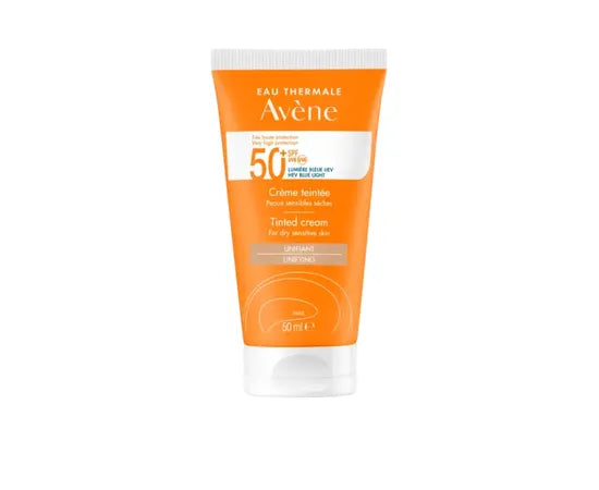 Avene Crema Colorata Protezione Molto Alta Spf50+ Pelle Sensibile Secca 50 Ml